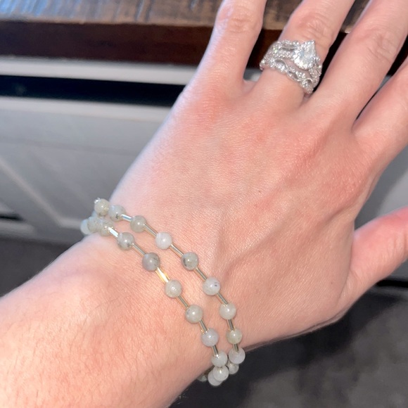 Labradorite layered bracelet - Picture 4 of 6